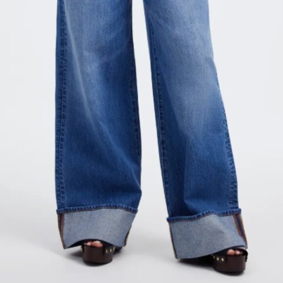 Madewell Denim - Madewell Superwide-Leg Jeans with Cuff